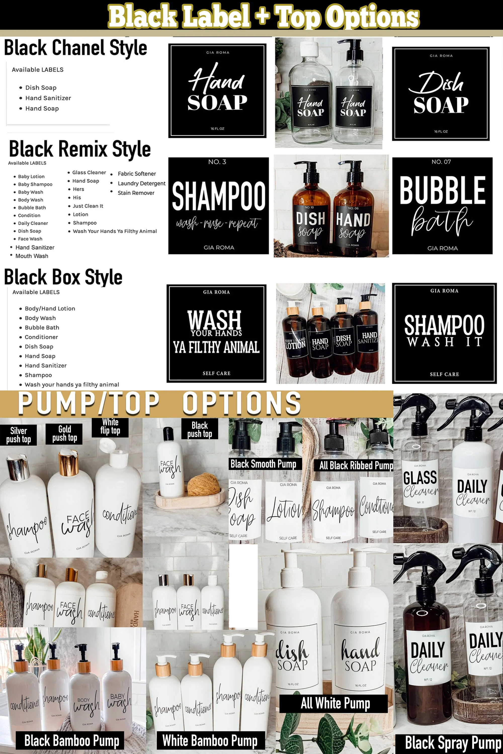 16oz Amber Plastic Bottle White Label Refillable Pharmacy Container - Image 8