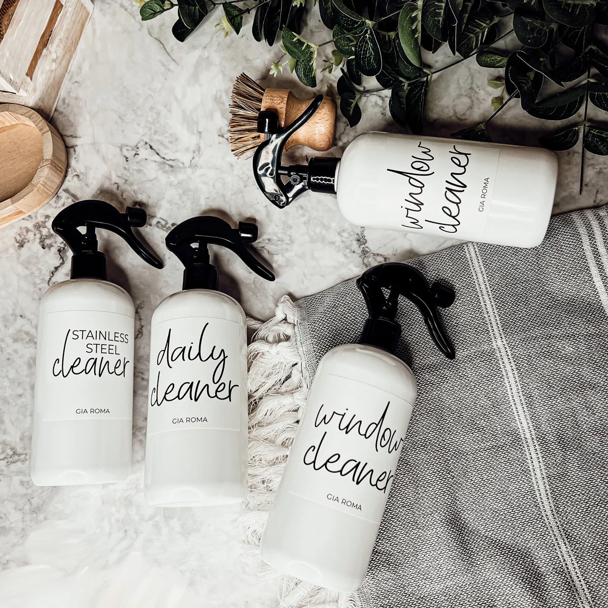 16oz Plastic Spray Bottles With White Or Black Waterproof Labels - Image 17