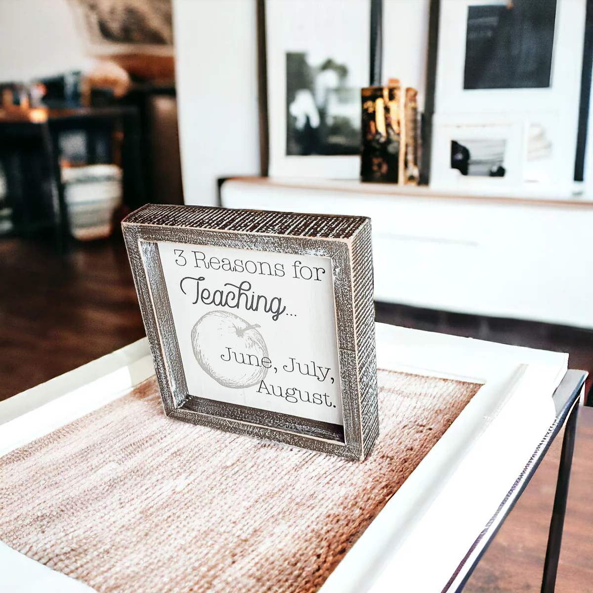 Funny Teacher Sign 3 Reasons For Teaching Classroom Wall Decor Teacher Gift Graduation Present - Image 5