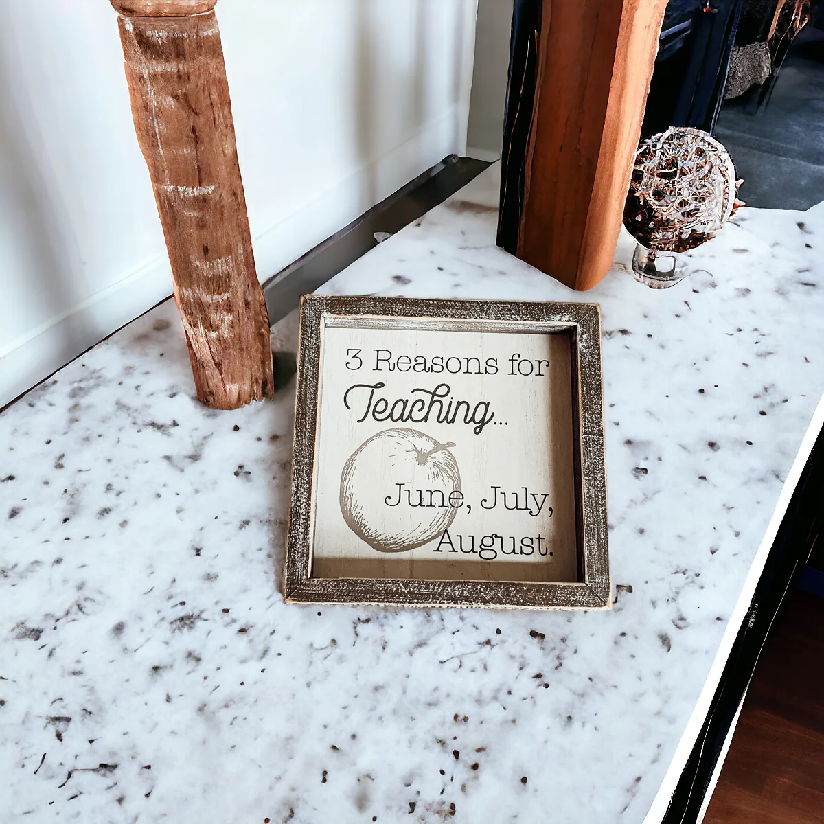 Funny Teacher Sign 3 Reasons For Teaching Classroom Wall Decor Teacher Gift Graduation Present - Image 6