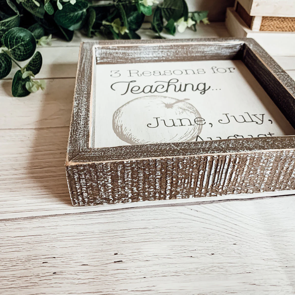 Funny Teacher Sign 3 Reasons For Teaching Classroom Wall Decor Teacher Gift Graduation Present - Image 9