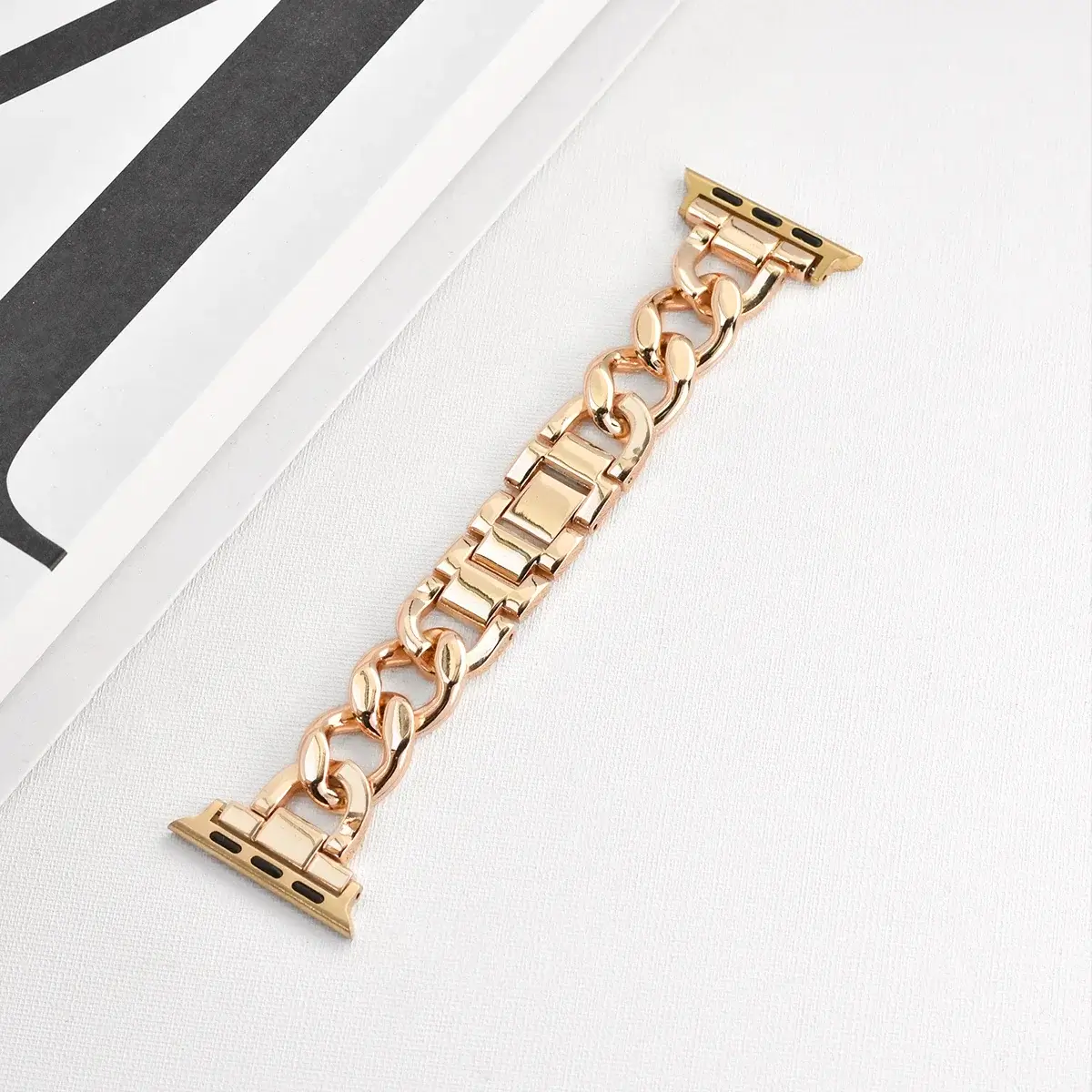 Apple Watch Metal Chain Strap - Premium Stylish Design - Image 12