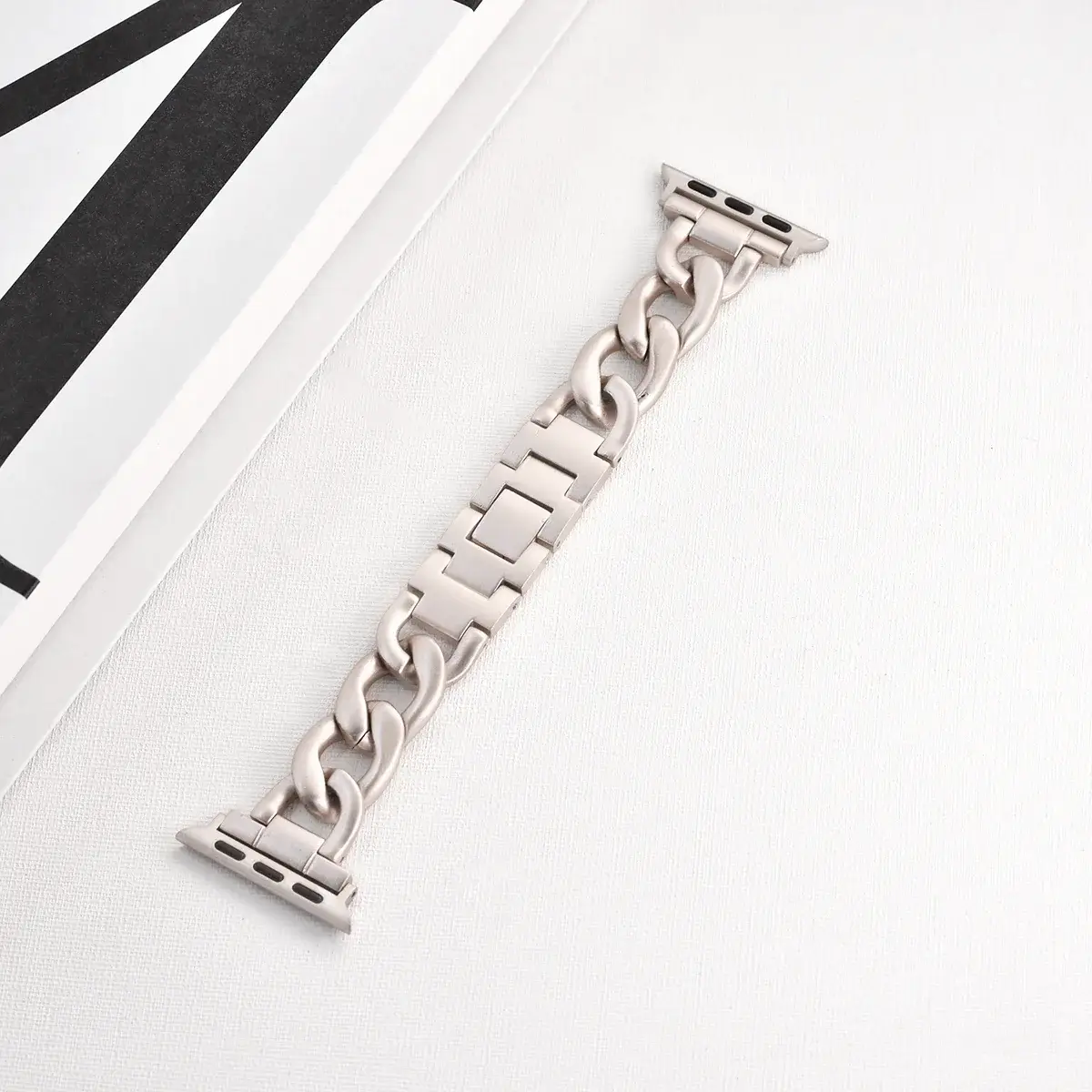 Apple Watch Metal Chain Strap - Premium Stylish Design - Image 9