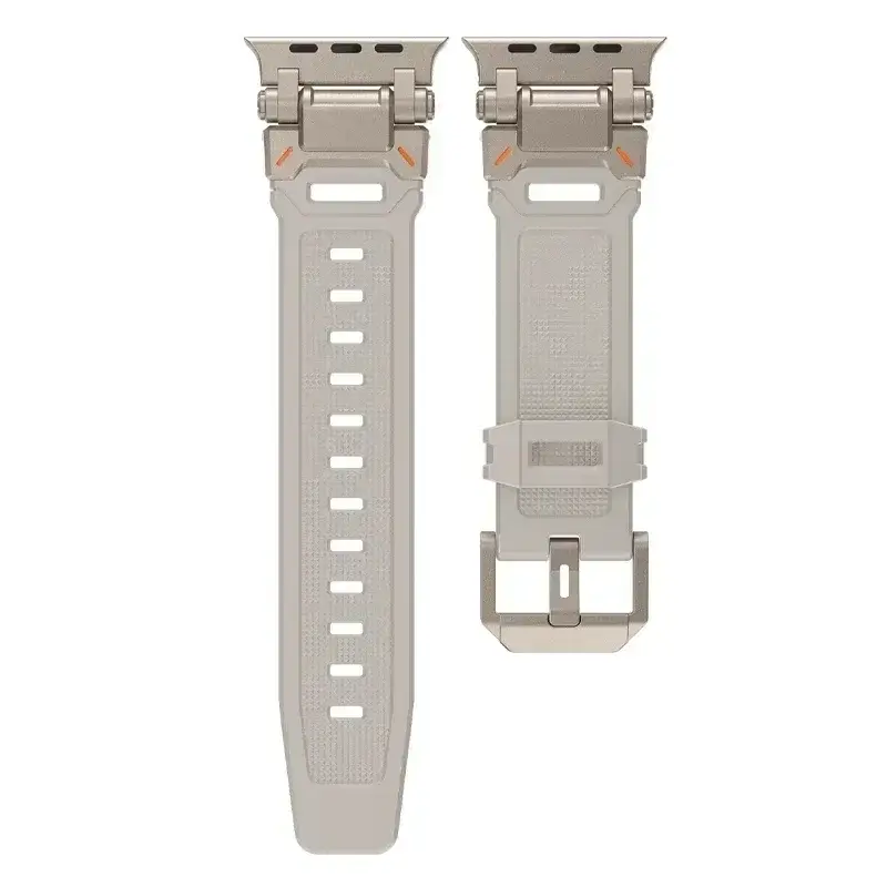 Apple Watch Silicone Metal Band - Premium Durable Strap - Image 7