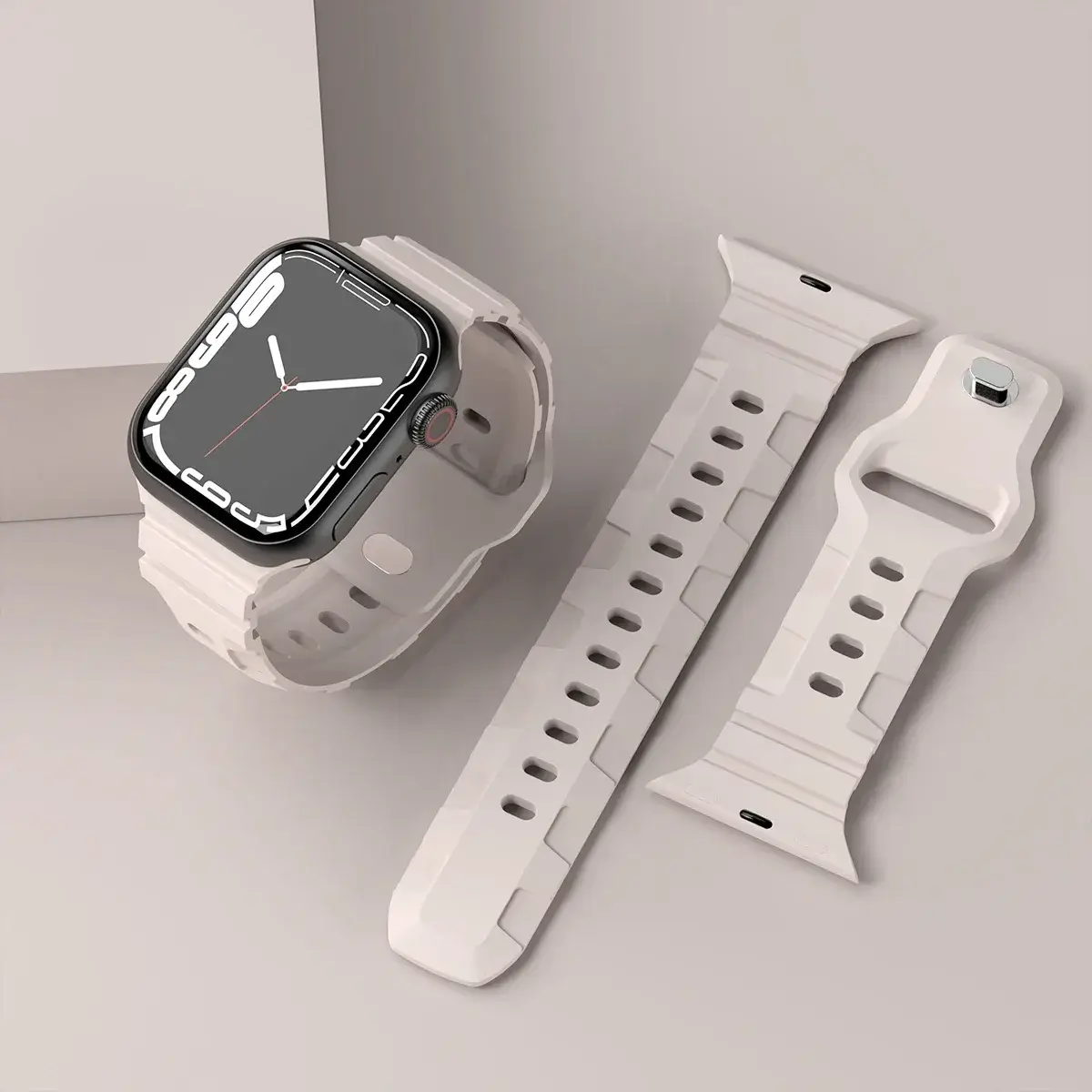 Apple Watch Silicone Strap - Soft Waterproof Flexible Band - Image 4