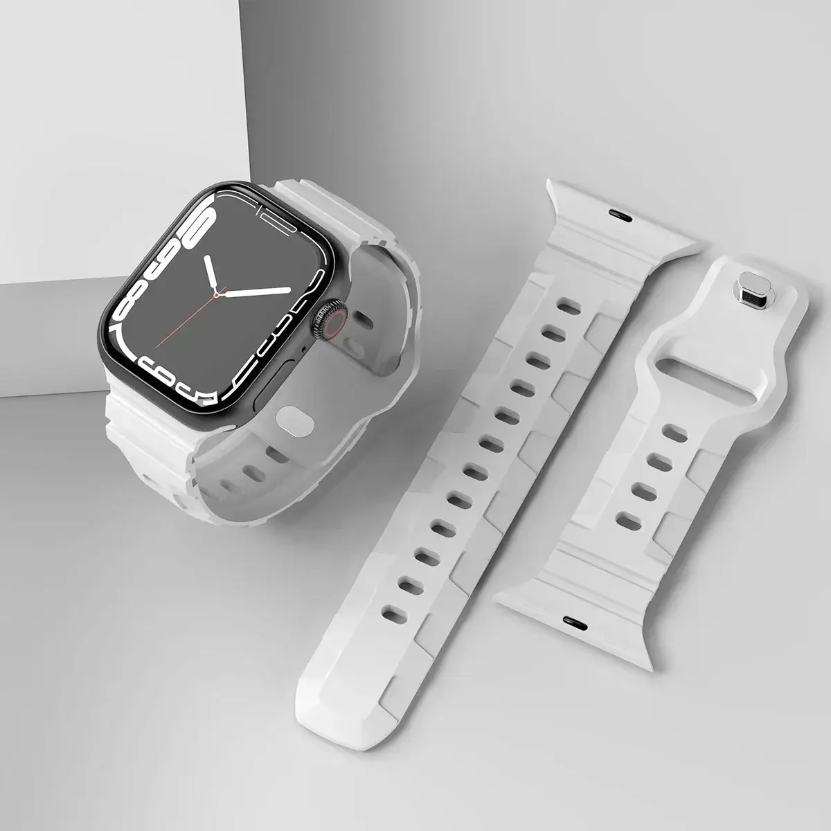 Apple Watch Silicone Strap - Soft Waterproof Flexible Band - Image 5