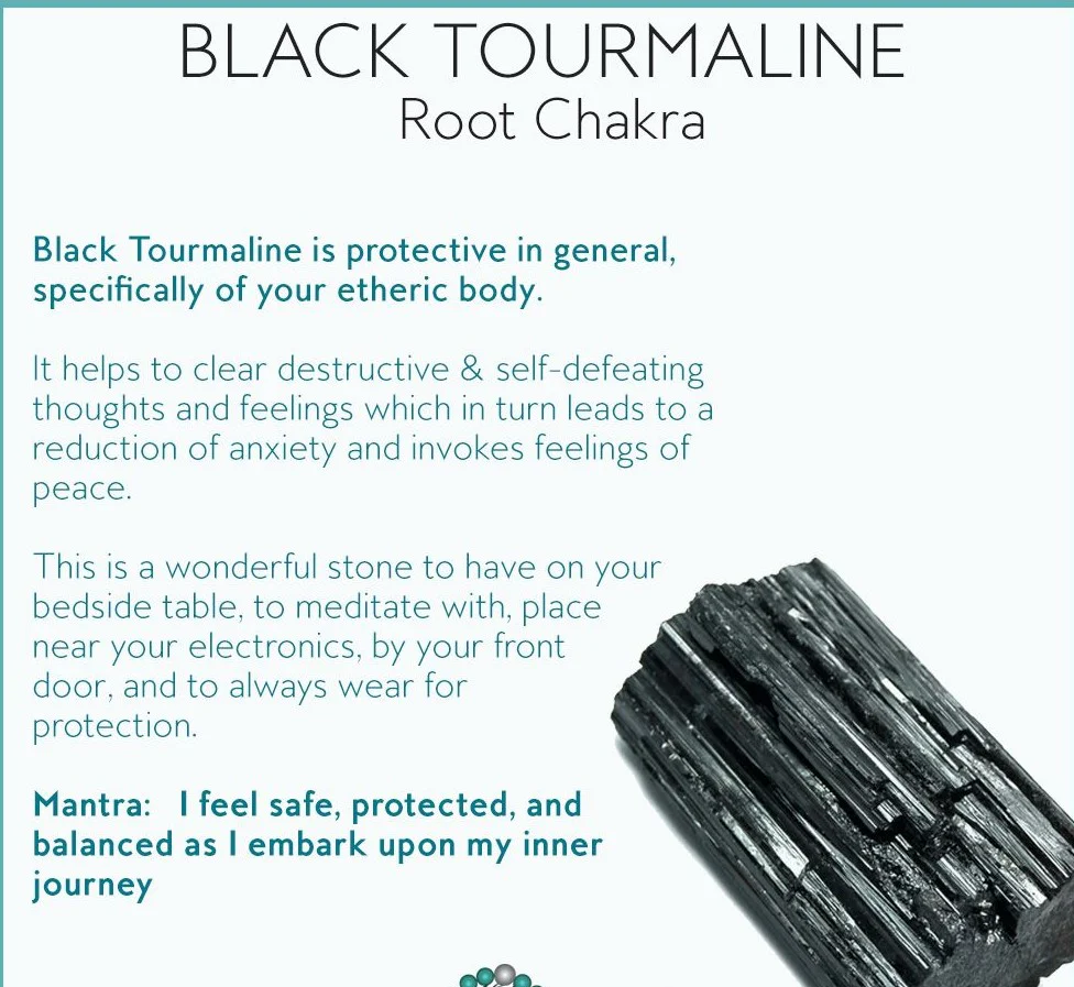 Black Tourmaline Quartz Stretch Bracelet For Healing - Image 4