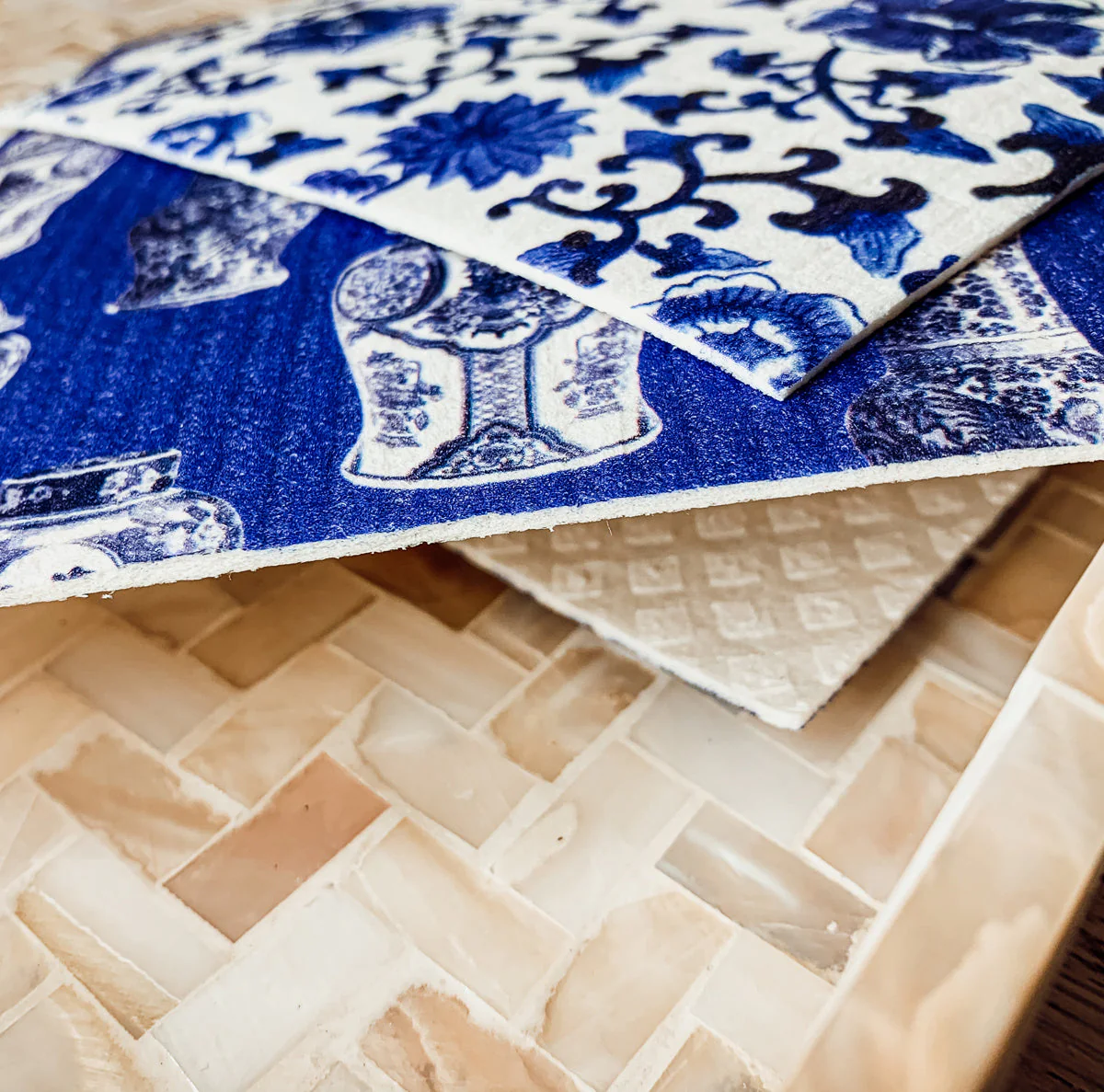 Chinoiserie Eco Kitchen Cloths - Biodegradable Cellulose Cotton, 3 Designs - Image 22