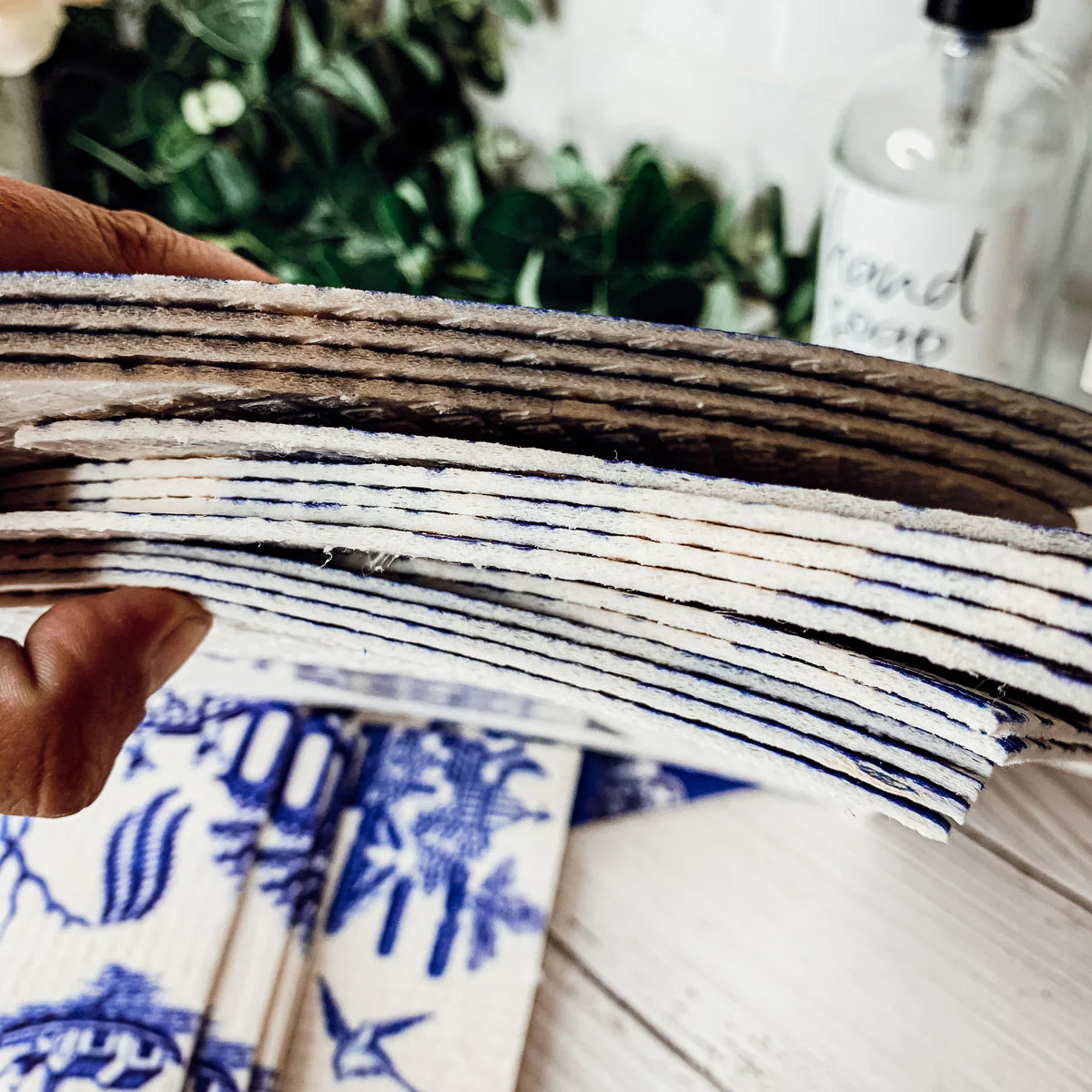 Chinoiserie Eco Kitchen Cloths - Biodegradable Cellulose Cotton, 3 Designs - Image 7