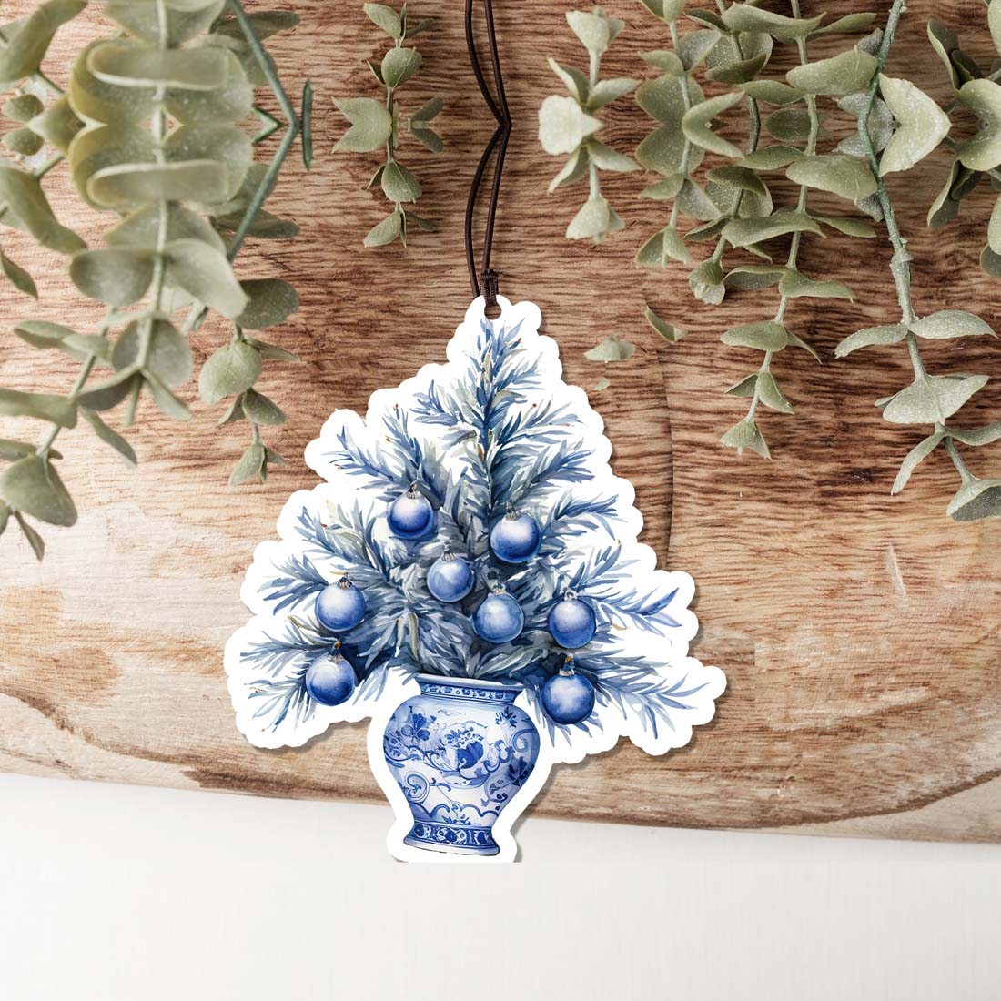 Chinoiserie Vase Hanging Air Freshener For Car Home Office Scented Decorative Preorder - Image 4
