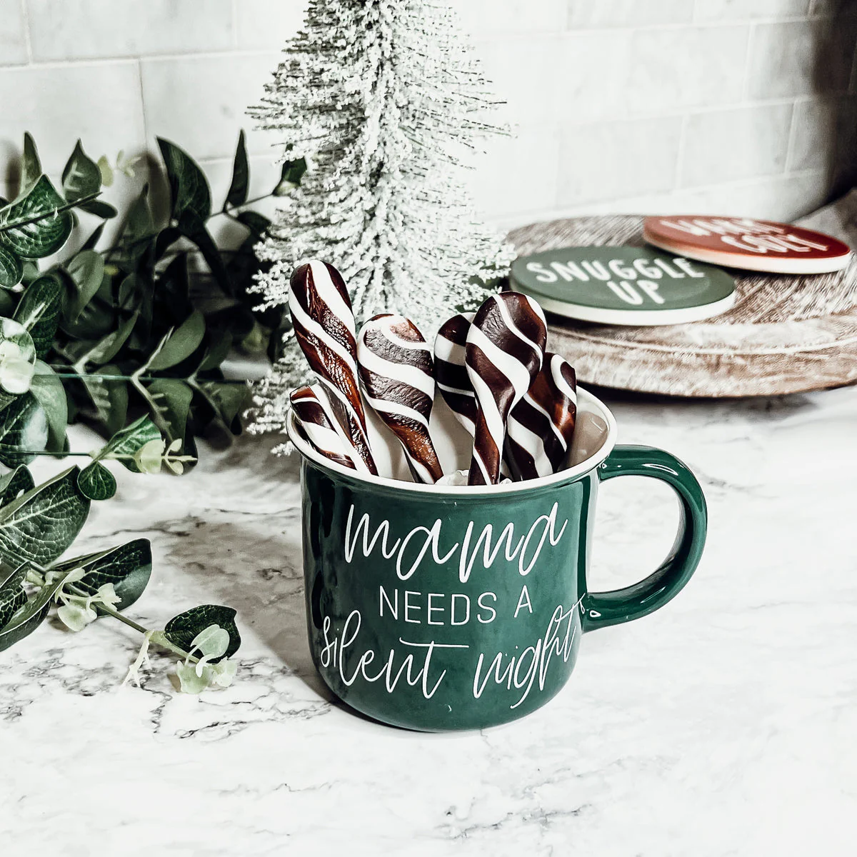 Edible Spoons 3 Flavors Peppermint Cinnamon Hot Cocoa Holiday Party Treats - Image 13