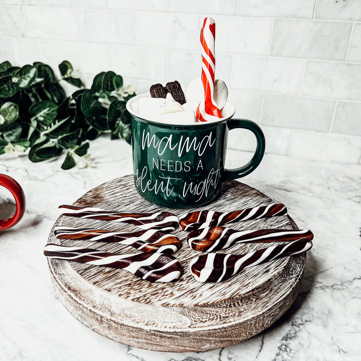 Edible Spoons 3 Flavors Peppermint Cinnamon Hot Cocoa Holiday Party Treats - Image 14