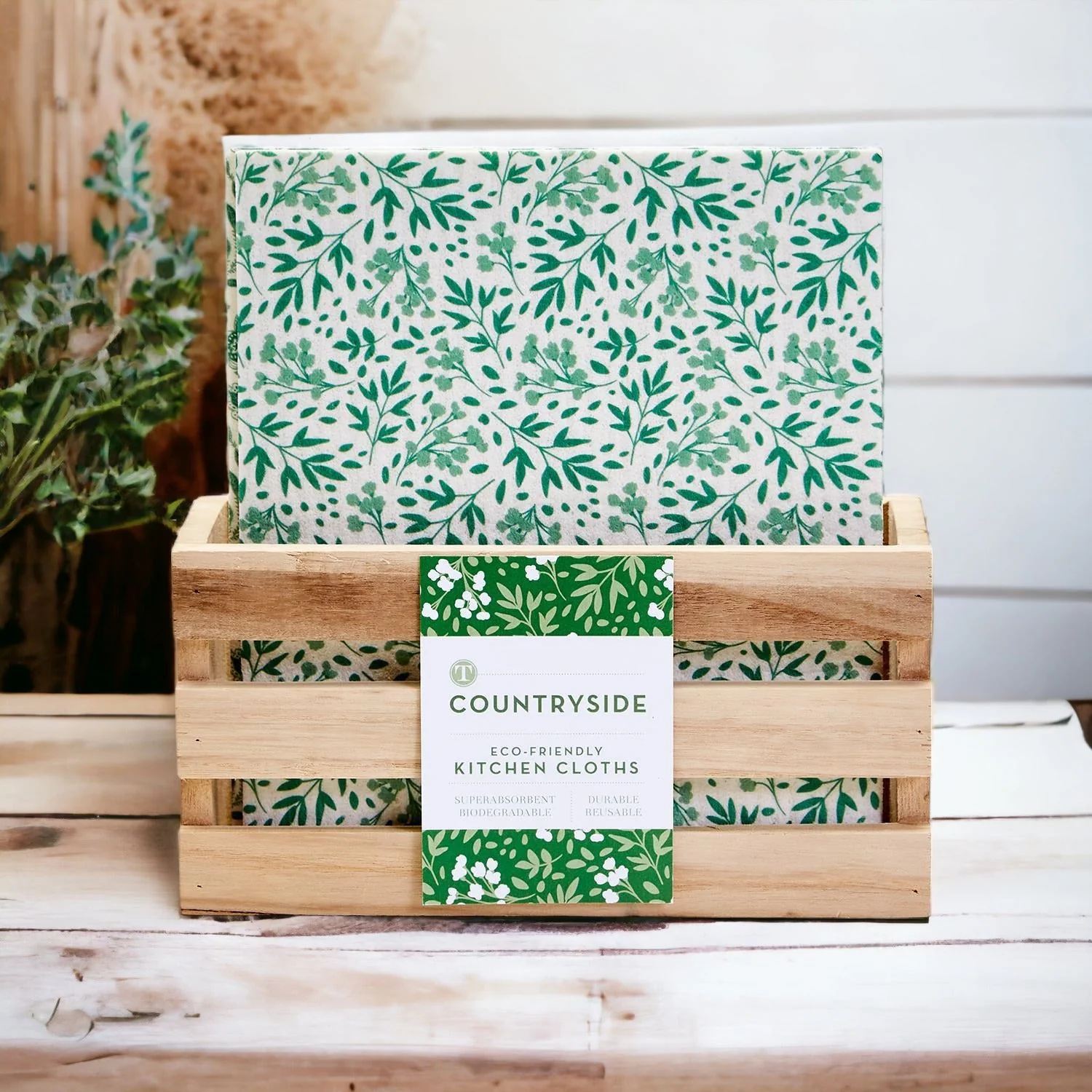 Garden Multipurpose Eco Cloths Reusable Biodegradable Kitchen Cloths Set Of 3 - Image 11