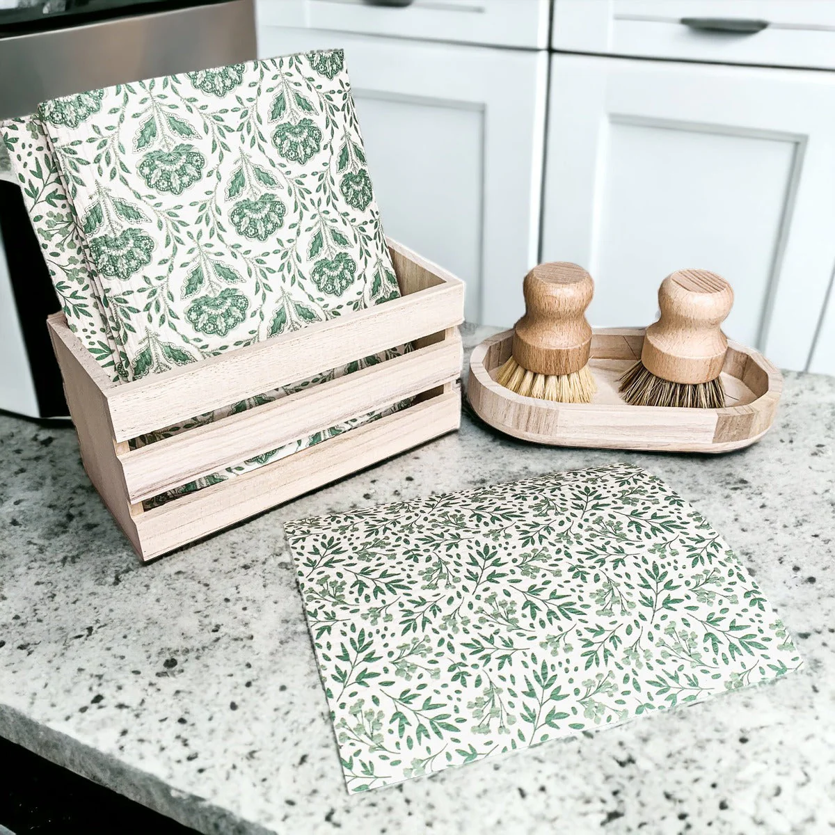 Garden Multipurpose Eco Cloths Reusable Biodegradable Kitchen Cloths Set Of 3 - Image 14