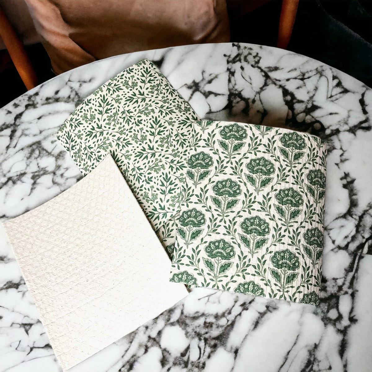 Garden Multipurpose Eco Cloths Reusable Biodegradable Kitchen Cloths Set Of 3 - Image 5