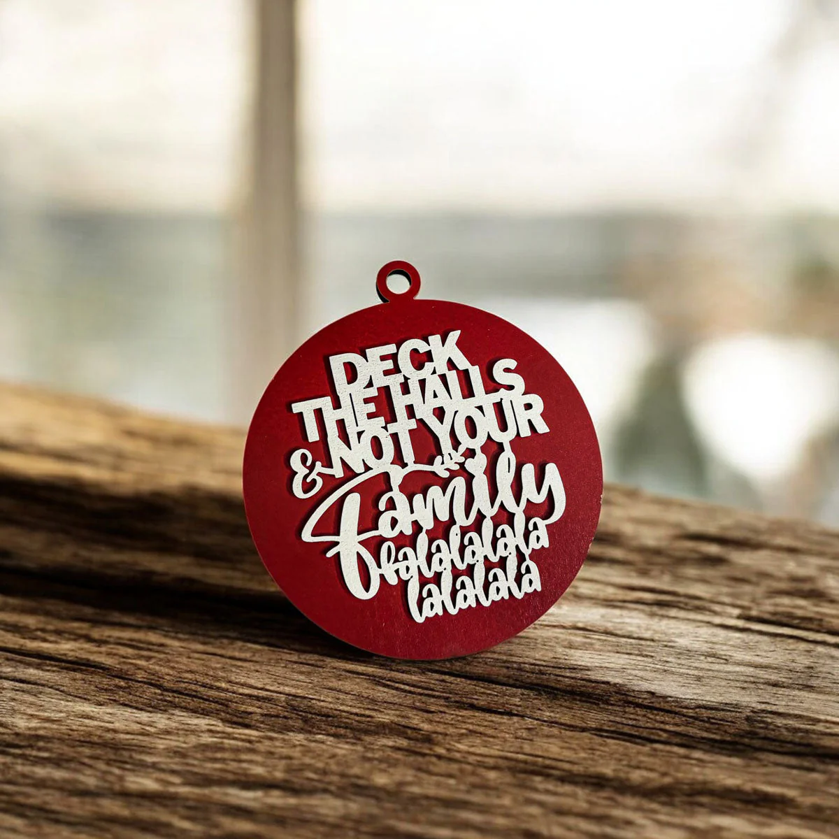 Imperfect Deck The Halls 3D Handcrafted Wooden Christmas Ornaments Set Limited Edition Hanging Decor - Image 18