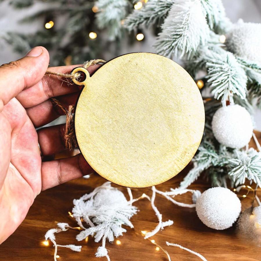 Imperfect Deck The Halls 3D Handcrafted Wooden Christmas Ornaments Set Limited Edition Hanging Decor - Image 3