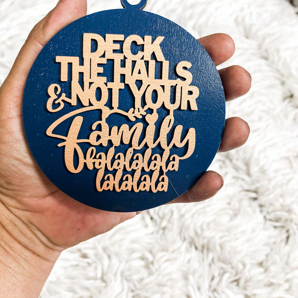 Imperfect Deck The Halls 3D Handcrafted Wooden Christmas Ornaments Set Limited Edition Hanging Decor - Image 39