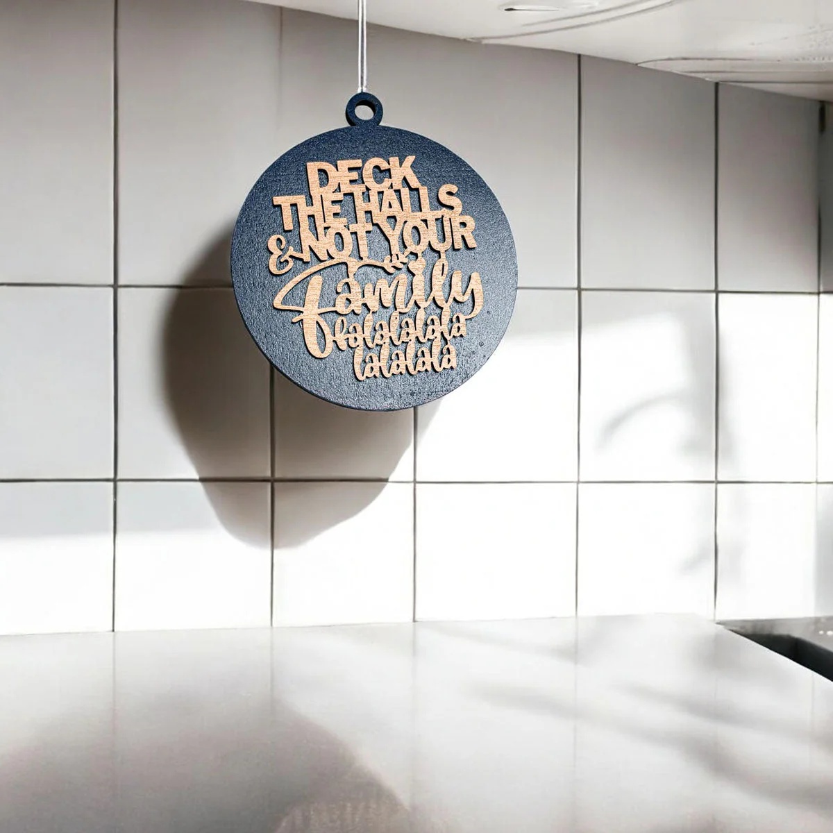 Imperfect Deck The Halls 3D Handcrafted Wooden Christmas Ornaments Set Limited Edition Hanging Decor - Image 40