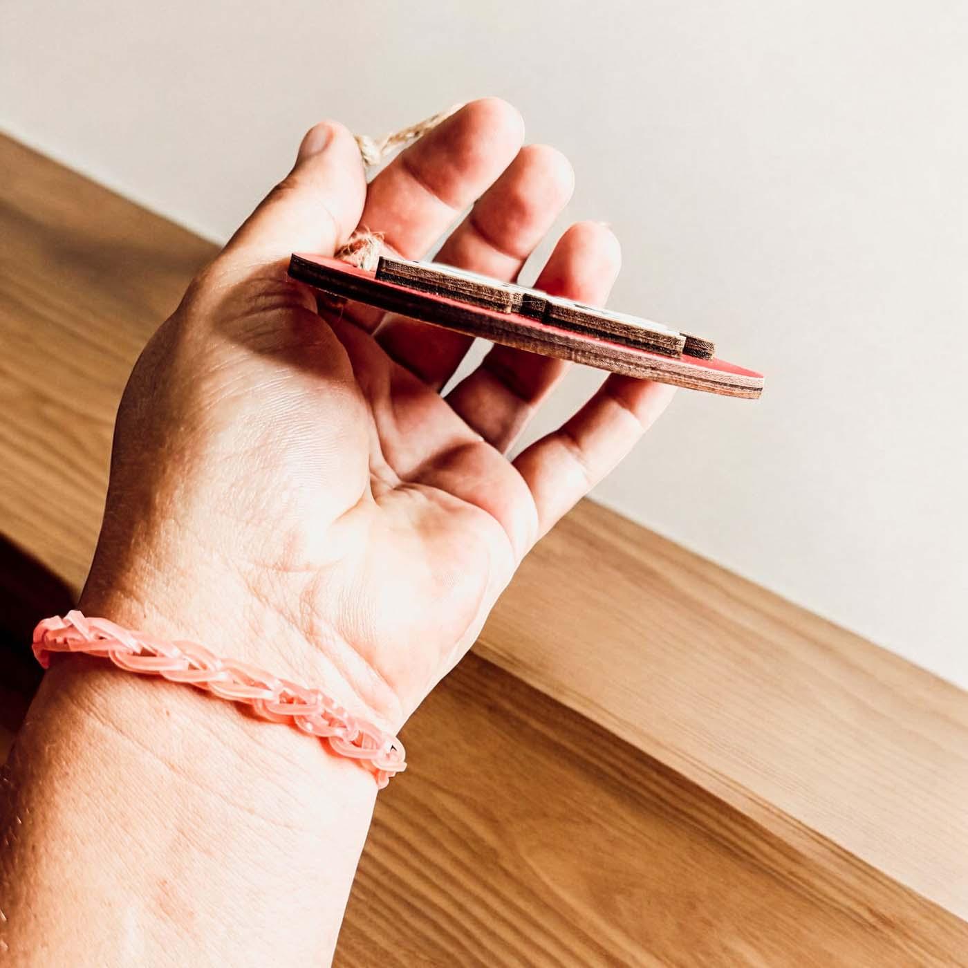 Handcrafted 3D Wooden Christmas Ornaments Imperfect OCD Style Limited Edition Tree Hanging Decor - Image 14