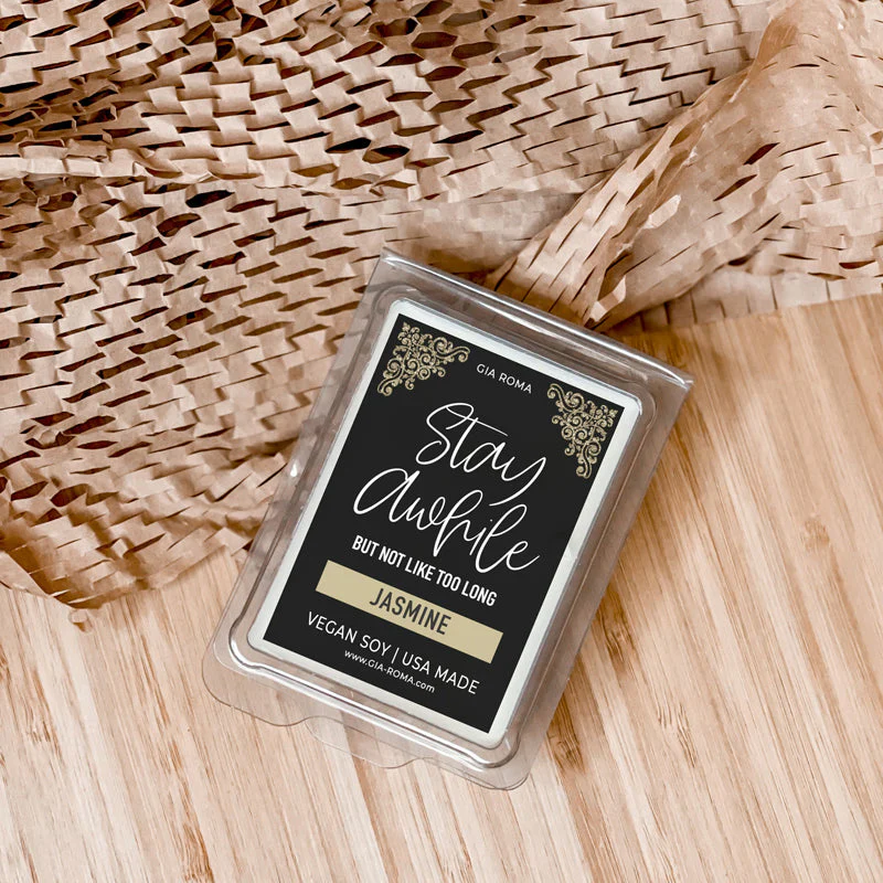 Jasmine Scented Candle Soy Wax Aromatherapy Reed Diffuser Floral Fragrance Sweet Sensuous Aroma - Image 7