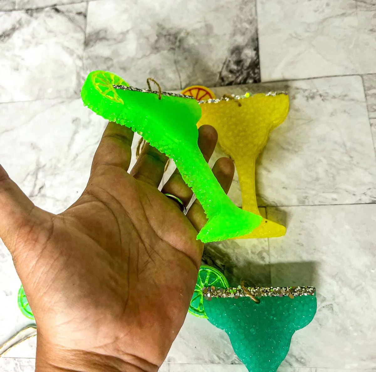 Margarita Car Air Freshener Scented Lime Cocktail Design Summer Car Freshie For Auto - Image 5