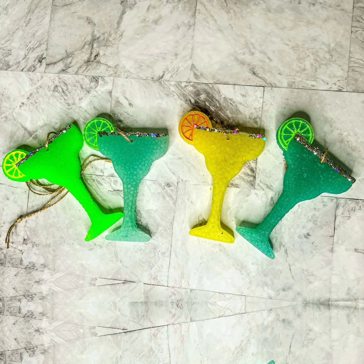 Margarita Car Air Freshener Scented Lime Cocktail Design Summer Car Freshie For Auto - Image 9