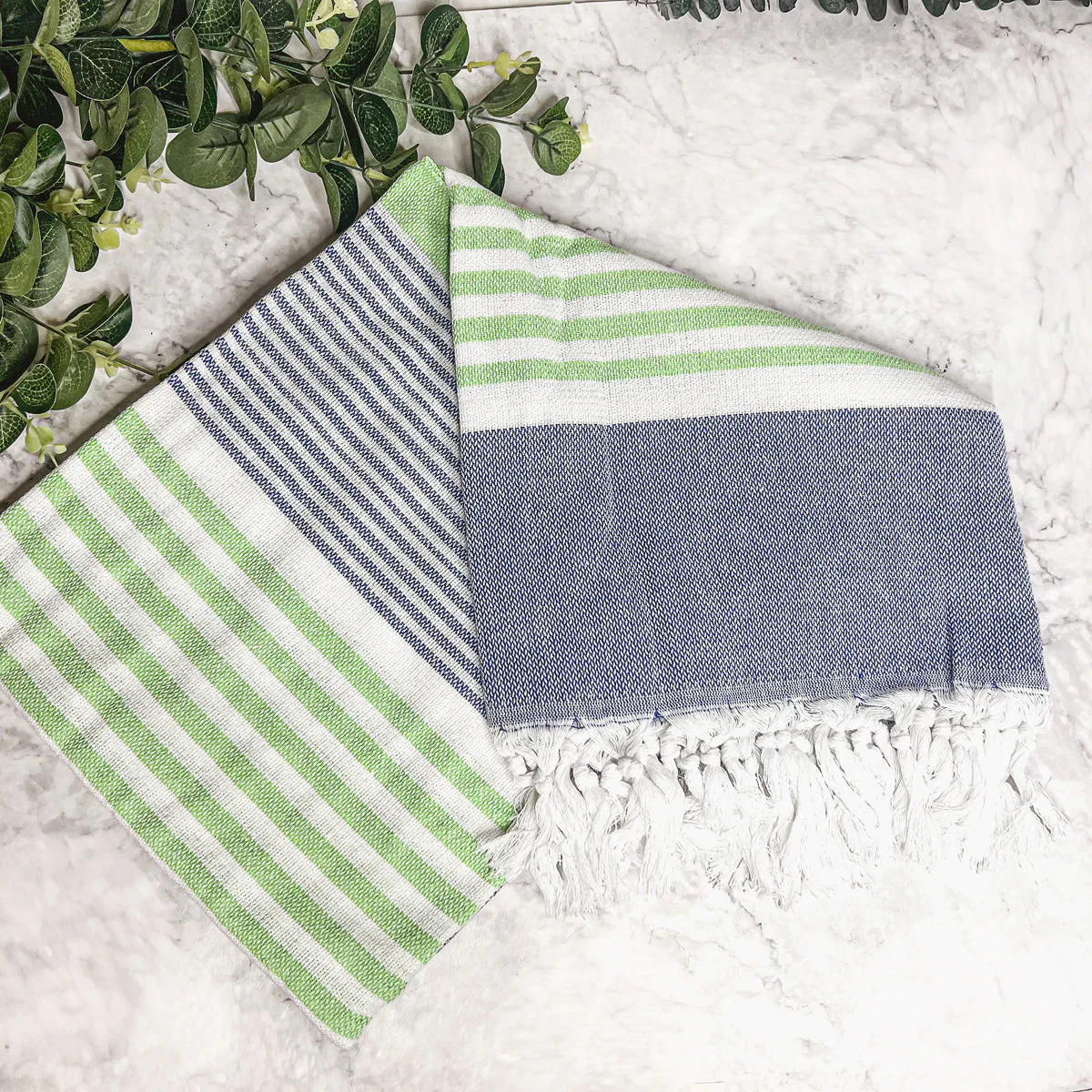 Pop Of Summer Turkish Towel 180GSM Lightweight Cotton Peshtemal Beach Bath Towel With Fringe - Image 5