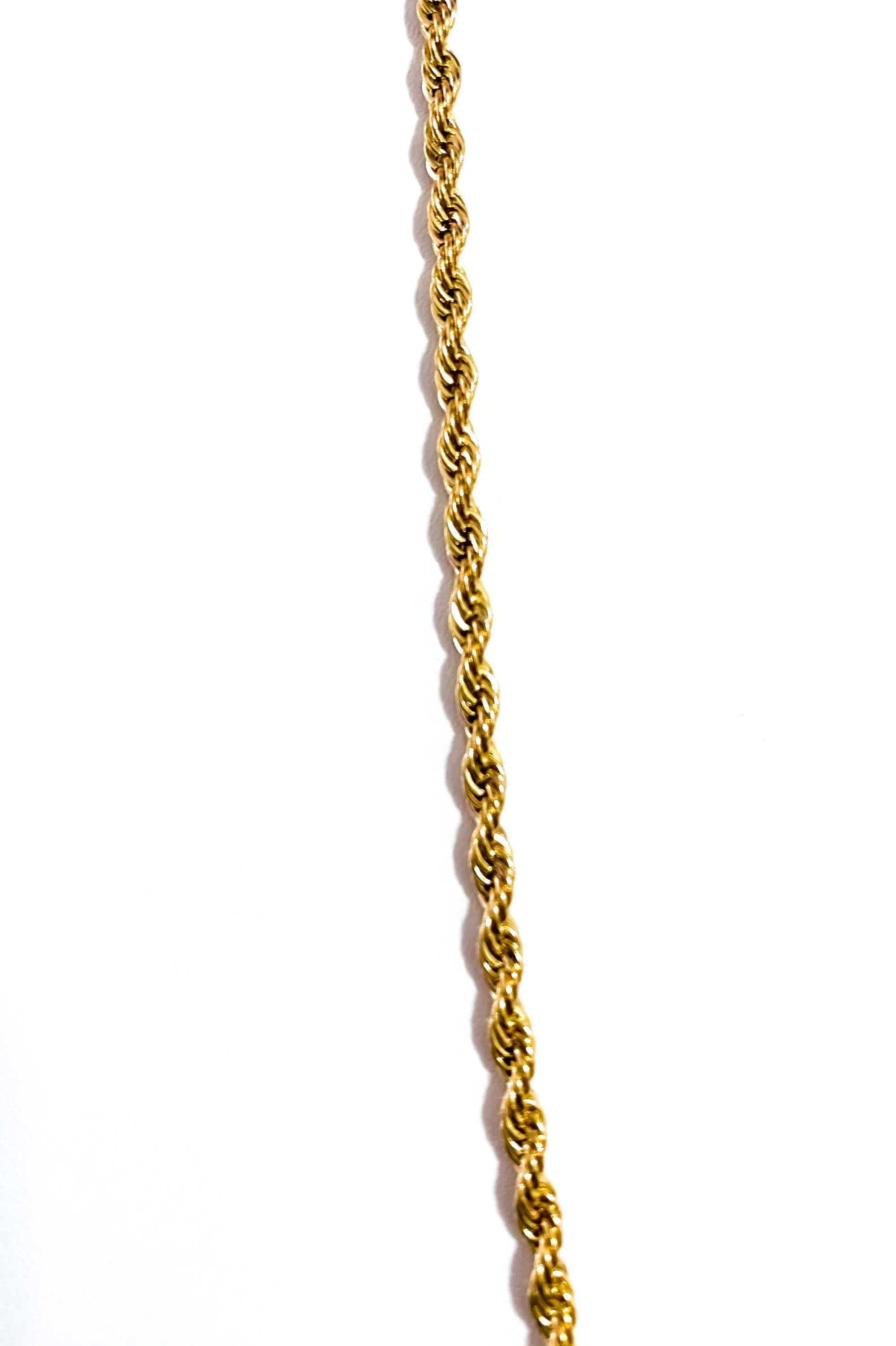 Gold Rope Chain Necklace 24 Inch Unisex Classic Everyday - Image 6