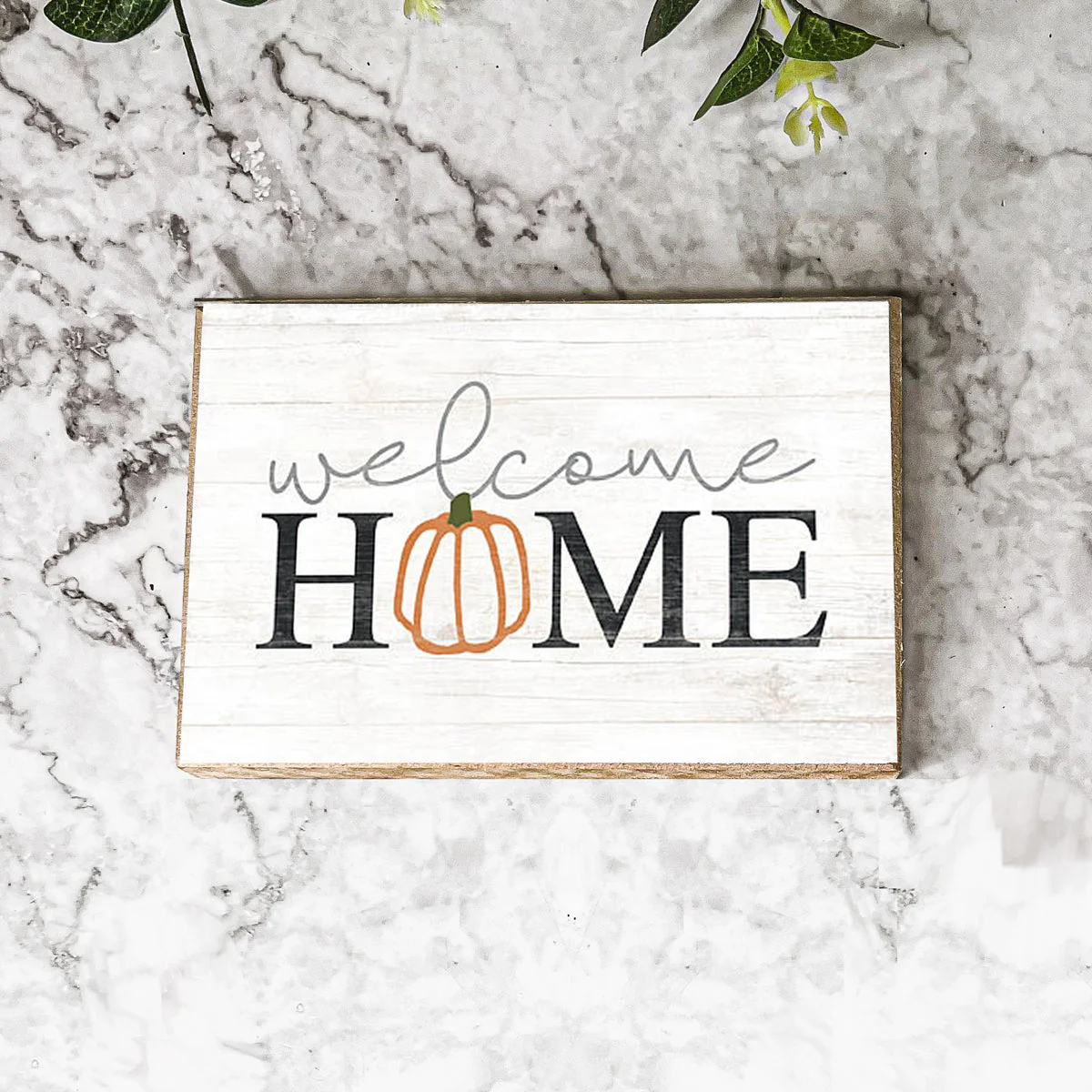 Welcome Home Wooden Seasonal Sign 6x4 Rustic Door Wall Decor - Image 4